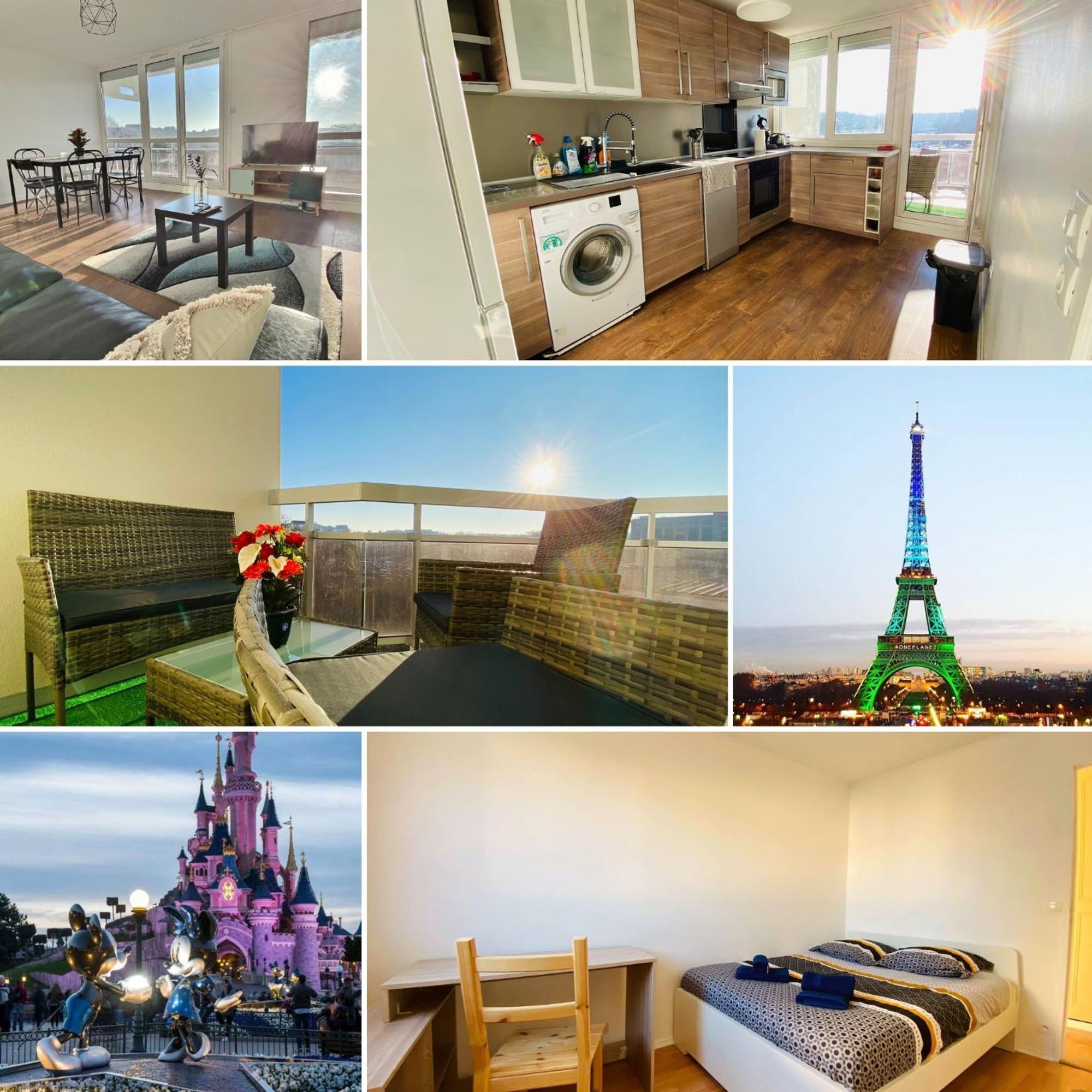 L'Appart Passerelle Paris Et Disney - Cozy Houses Нуазі-ле-Гран Екстер'єр фото